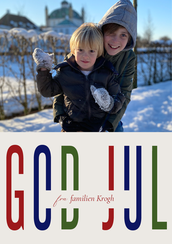 Jul - Familien Krogh Julekort